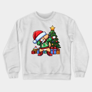 Pawsome Dabbing: Dog in Christmas Pajamas T-Shirt Crewneck Sweatshirt